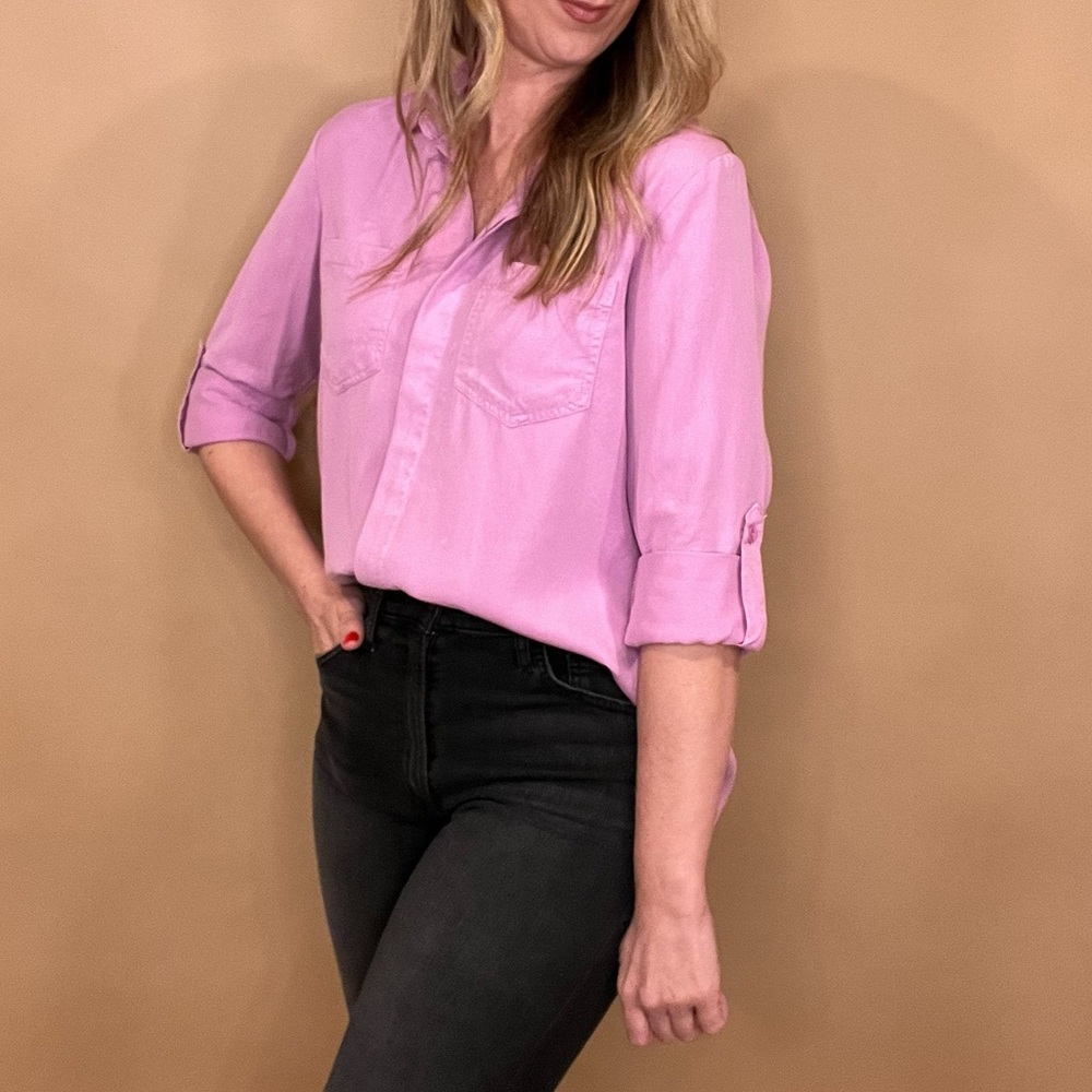 Velvet Heart Button Up Blouse